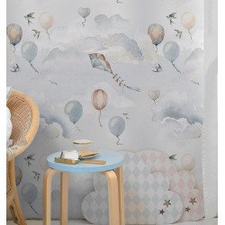 dekornik - wallpaper balloons fairytale 