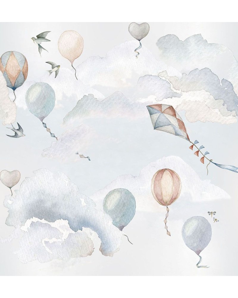 dekornik - wallpaper balloons fairytale 