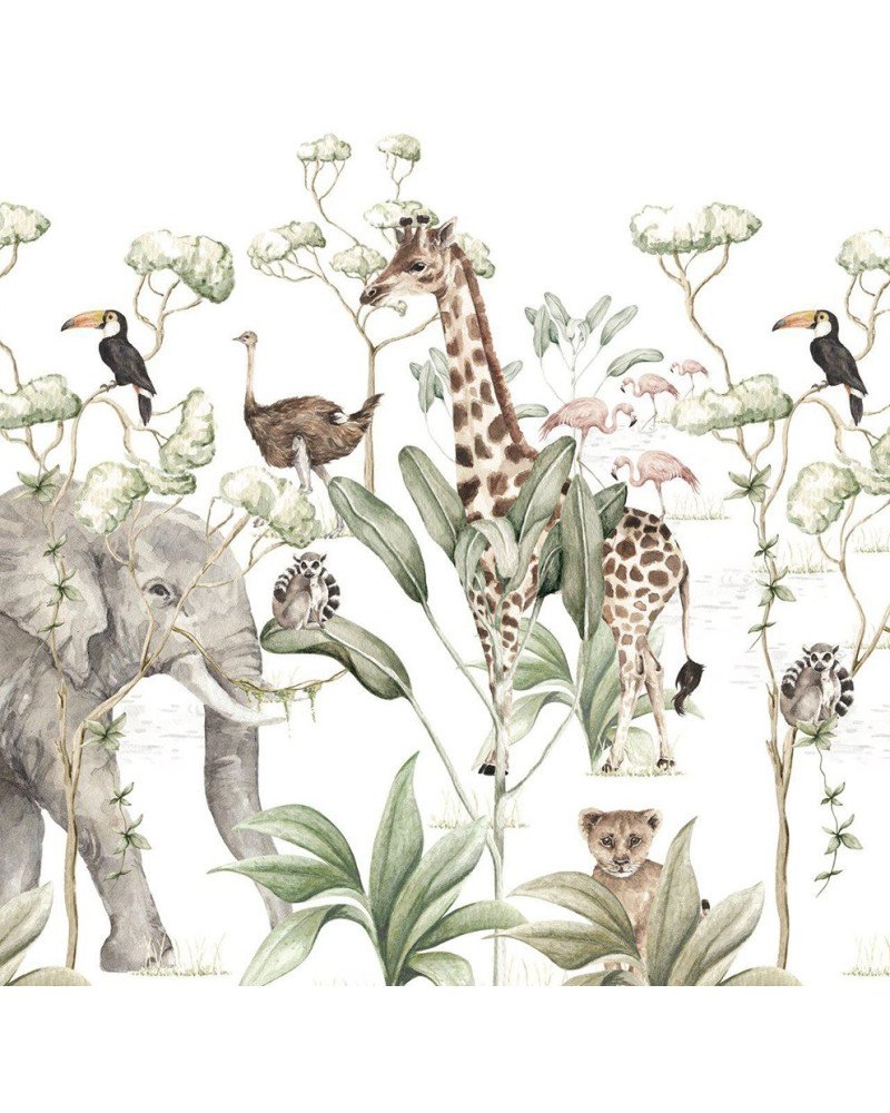 DEKORNIK murale in carta da parati savanna