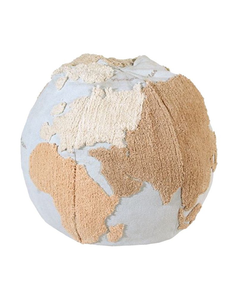 LORENA CANALS pouf vintage map