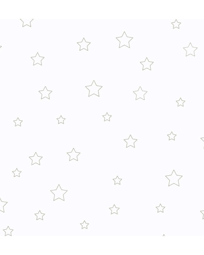 CASELIO curtain fabric stars etoiles (grey) 