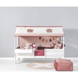 LIFETIME KIDSROOMS 3 in 1 bed with fabric rooftop 