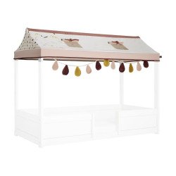 LIFETIME KIDSROOMS 3 in 1 bed with fabric rooftop 
