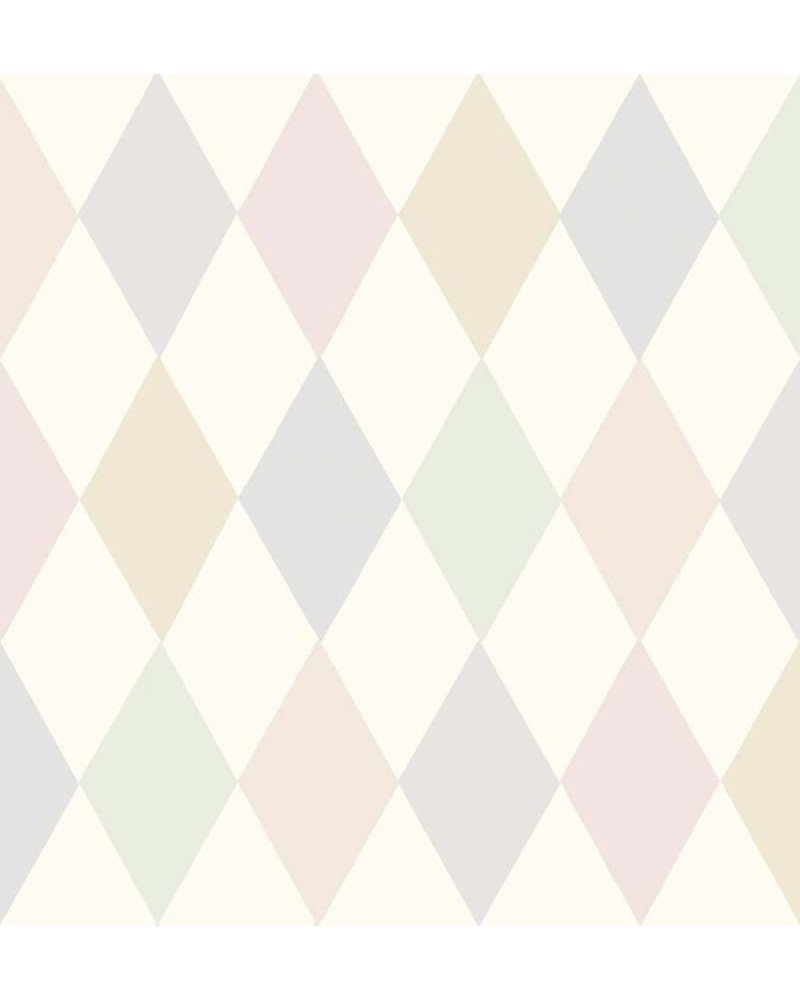 cole & son - wallpaper punchinello (pastel pink) 