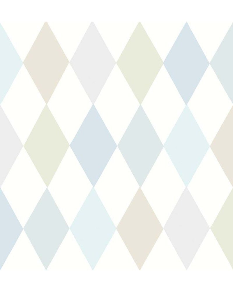 cole & son - wallpaper punchinello (pastel blue) 