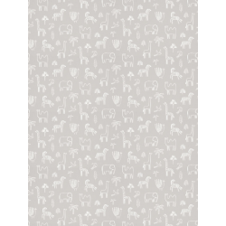 HARLEQUIN carta da parati funky jungle grigio stone