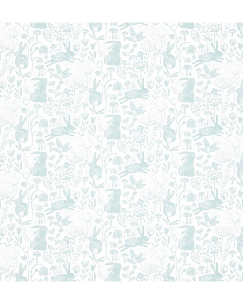 HARLEQUIN wallpaper into the meadow duck egg 