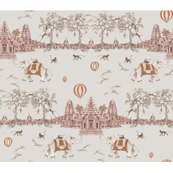 AILANTO DESIGN carta da parati angkor wat (apricot delight) 