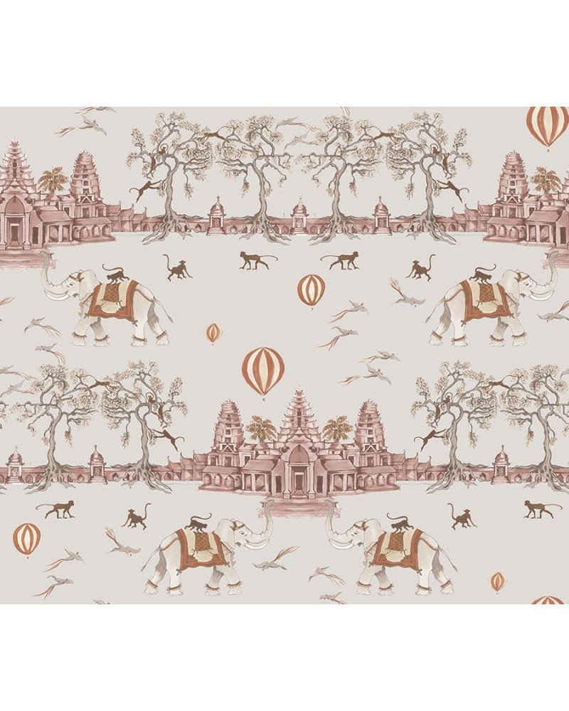 AILANTO DESIGN carta da parati angkor wat (apricot delight) 