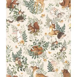 LILIPINSO forest friends wallpaper (beige) 