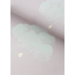 BARTSCH wallpaper cotton clouds (marshmallow pink) 