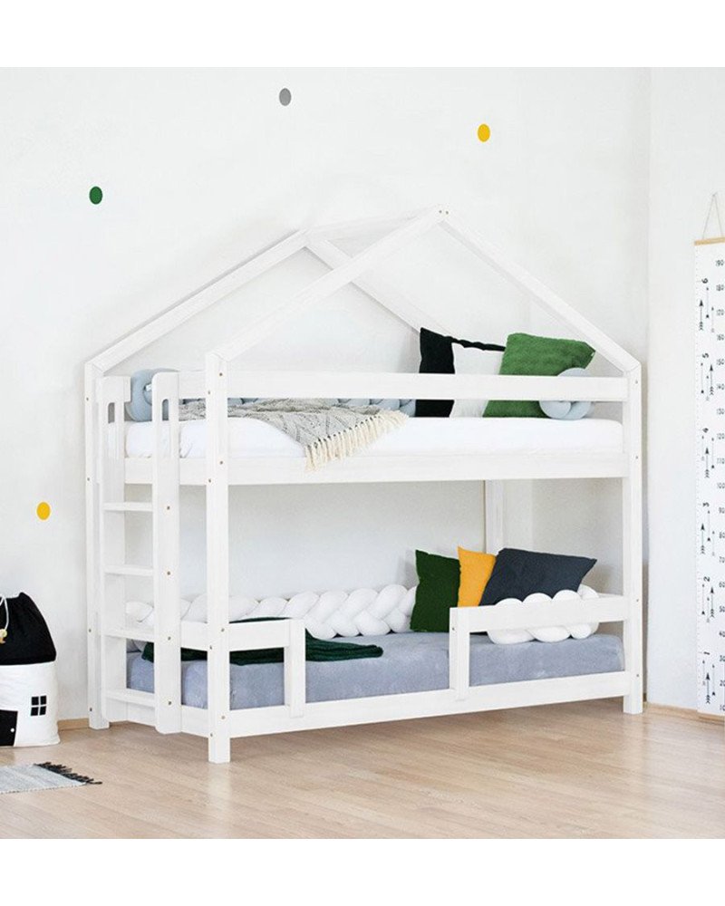 BENLEMI house-shaped bunk bed Kili (white) 