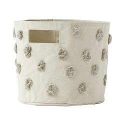 PEHR medium canvas storage pom pom grey 