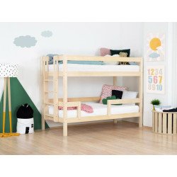 BENLEMI - Solid wood bunk bed ULURU for two children