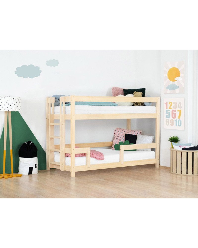 BENLEMI - Solid wood bunk bed ULURU for two children