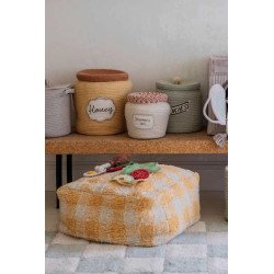 LORENA CANALS POUF VICHY HONEY 